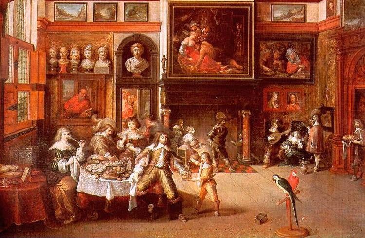 Frans Francken II Gastmahl im Hause des Burgermeisters Rockox china oil painting image